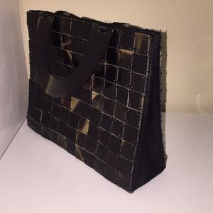 Vintage tortoise Shell square designed purse